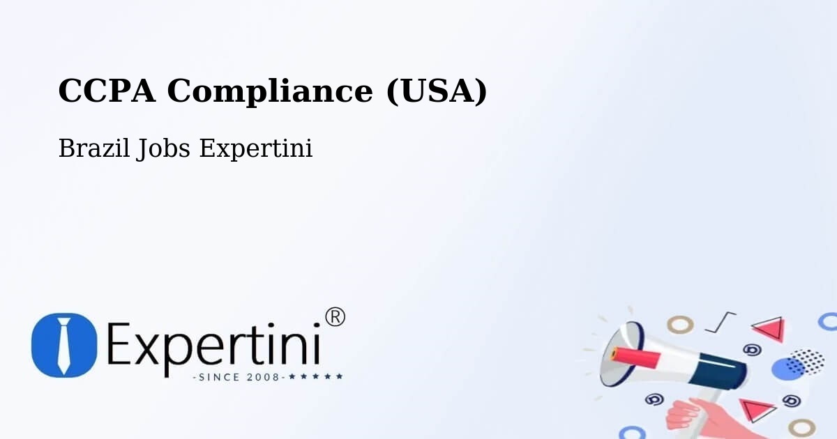CCPA Privacy Rights & Compliance Notice – Itararé - Brazil Jobs Expertini